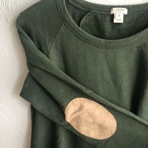 Green J Crew Pullover Sweater
